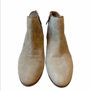 Sam Edelman Petty Tan Suede Ankle Boot size 9